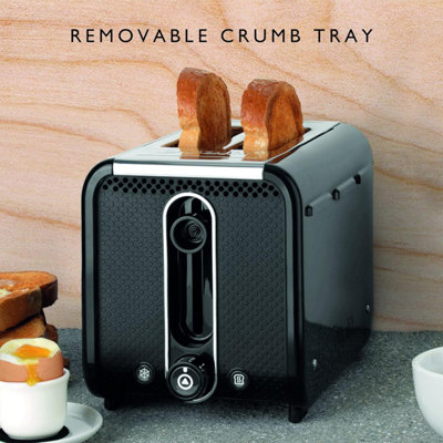 Dualit 2 Slot Studio Toaster - Black