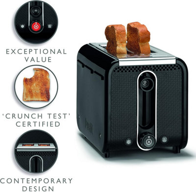 Dualit 2 Slot Studio Toaster - Black