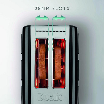 Dualit 2 Slot Studio Toaster - Black