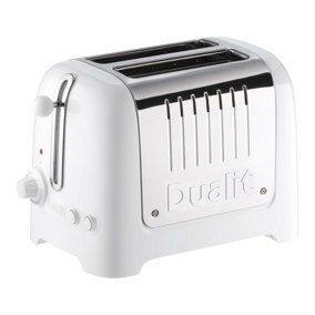 Dualit 26203 2 Slice Toaster, High Gloss, White