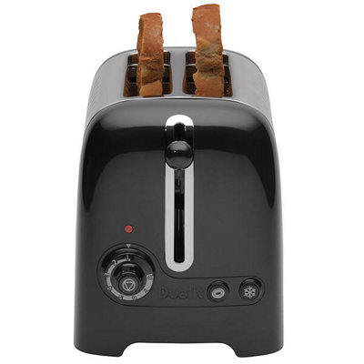 Dualit 26205 2 Slot Lite Toaster in Black Gloss Finish