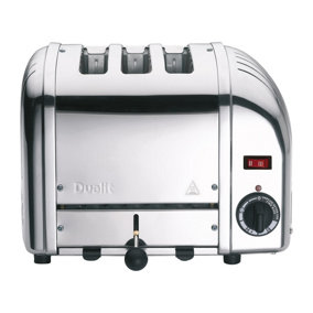 Dualit 30084 3 Slice Toaster, Classic, Polished Stainless Steel