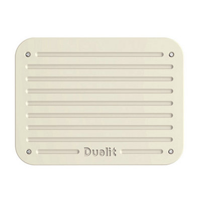 Dualit Architect 2 Slot Grey Body With Canvas White Panel Toaster