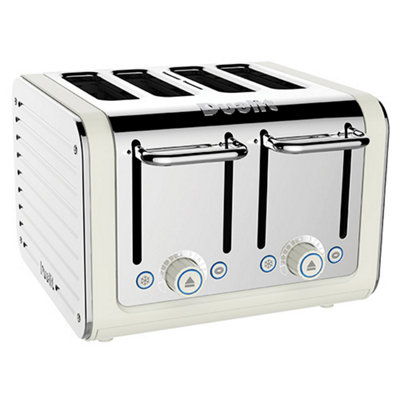 Dualit Architect 4 Slot Canvas Body With White Panel Toaster DIY at B&Q