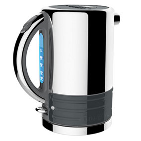 Dualit Architect Grey and Metallic Charcoal Kettle