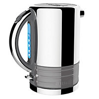 Dualit Architect Grey and Metallic Silver Kettle