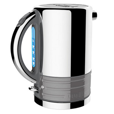 Dualit Architect Grey and Metallic Silver Kettle DIY at B&Q