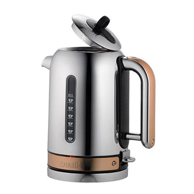 Dualit Classic Chrome Kettle With Copper Trim 72820 | DIY At B&Q