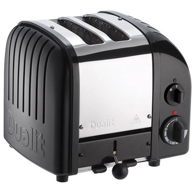 Dualit Classic Vario AWS Satin Black 2 Slot Toaster DIY at B&Q
