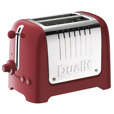 Dualit Lite 2 Slot Toaster Gloss Red DIY at B&Q