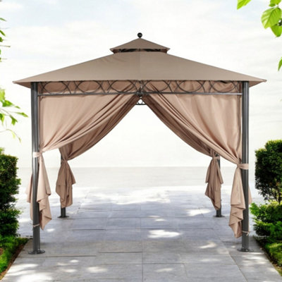 DUBAI MOCHA 3X3M FREESTANDING GAZEBO