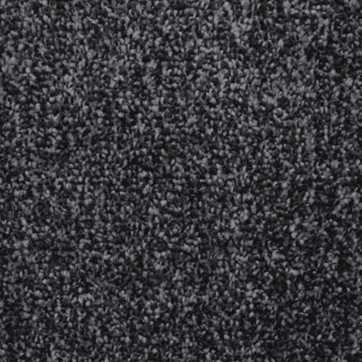 Dublin Black Grey Twist Carpet Felt Back 1m x 4m