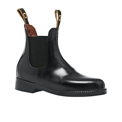 Grade A - Clearance] Rhinegold Comfey Classic Jodhpur Boots 12 Kids U Black 12 Kids Uk Black