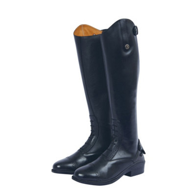 Dublin Womens/Ladies Evolution Tall Leather Field Boots Black (6 UK