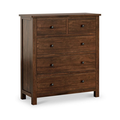 Duchy Acacia XL 2 Over 3 Chest Of Drawers - Fully Assembled - By ...