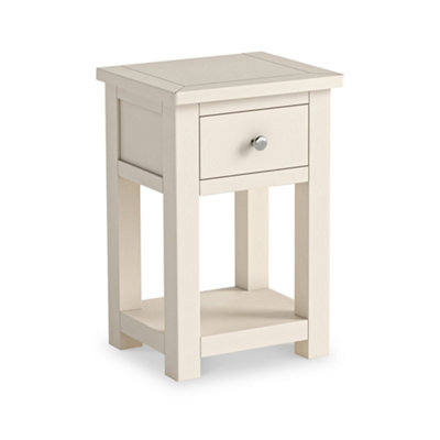 Duchy Cream 1 Drawer Bedside Table Fully Assembled - By Roseland Furniture