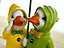 Duck Couple with Umbrella Ornament