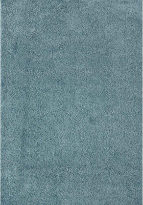Duck Egg Blue Soft Plain Design Fluffy Shaggy Rugs and Runners High ...