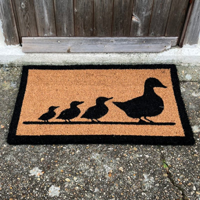 Duck Family Indoor & Outdoor Coir Doormat