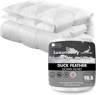 Duck Feather & Down Duvet, King 13.5 Tog