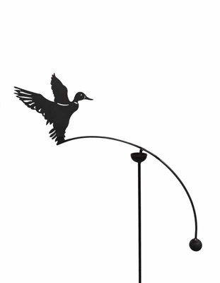 Duck Flying Wind Rocker Single Bare Metal/Ready to Rust - Steel - L66 x ...