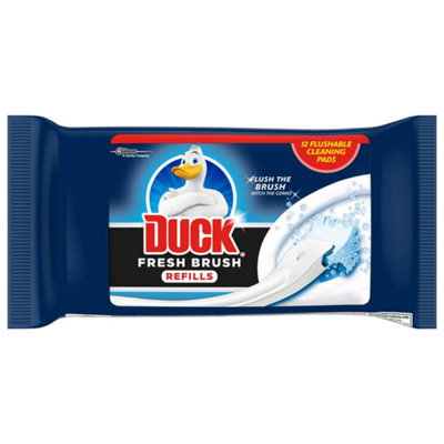 Duck Toilet Cleaning Pads Fresh Brush Refills 12 Pads x 3