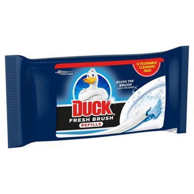 Duck Toilet Cleaning Pads Fresh Brush Refills 12 Pads - 4