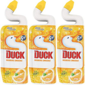 Duck Toilet Liquid Cleaner Citrus 750ml (Pack of 3)