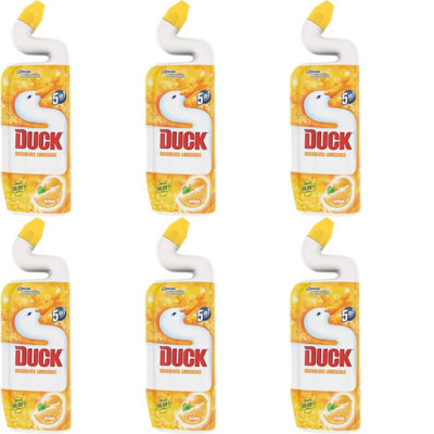 Duck Toilet Liquid Cleaner Citrus 750ml (Pack of 6)