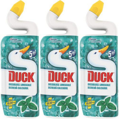 Duck Toilet Liquid Cleaner Mint 750ml (Pack of 3)