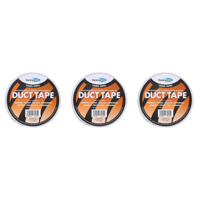 DUCT TAPE 48mm X 45M SILVER (Pack of 3)