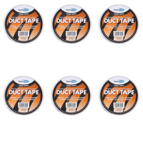 DUCT TAPE 48mm X 45M SILVER (Pack of 6)