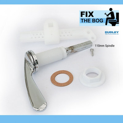 Dudley 318659 Chrome Windsor style Lever 110mm Spindle Camel Adjustable Lift Arm