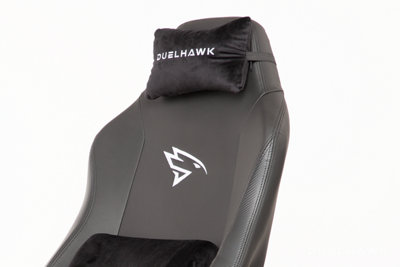 Duelhawk Carbon Black PU Leather Gaming Chair