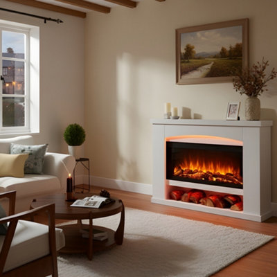 Duggleby Electric Fireplace Suite | DIY at Bu0026Q
