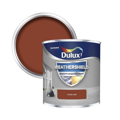 Dulux All Weather Protection Smooth Masonry - 250ml - Brick Red