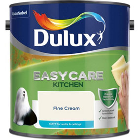 Dulux Easycare Kitchen Paint Matt 2.5L Fine Cream