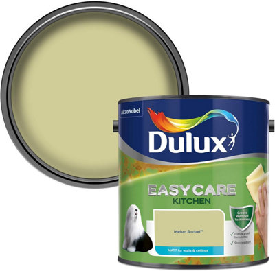 Dulux Easycare Kitchen Stain &  Oil Resistant Matt Emulsion Paint - Melon Sorbet - 2.5L