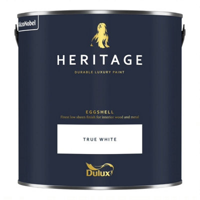 Dulux Heritage Eggshell - 2.5L - True White