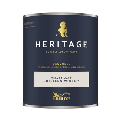 Dulux Heritage Eggshell Emulsion Paint 750ml Chiltern White DIY at B&Q