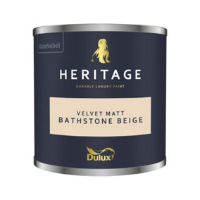 Dulux Heritage Velvet Matt 125ml Tester Pot Bathstone Beige