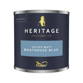 Dulux Heritage Velvet Matt 125ml Tester Pot Boathouse Blue
