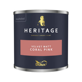Dulux Heritage Velvet Matt - 125ml Tester Pot - Coral Pink
