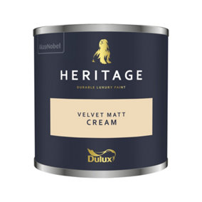 Dulux Heritage Velvet Matt - 125ml Tester Pot - Cream