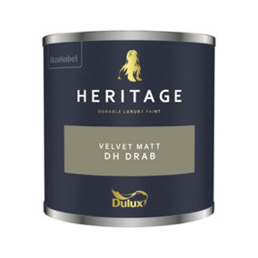 Dulux Heritage Velvet Matt - 125ml Tester Pot - DH Drab