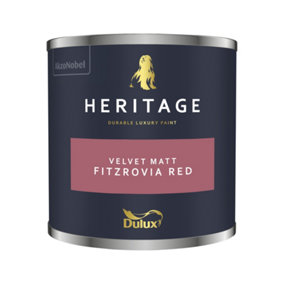 Dulux Heritage Velvet Matt - 125ml Tester Pot - Fitzrovia Red