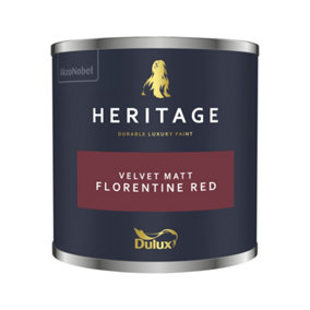 Dulux Heritage Velvet Matt 125ml Tester Pot Florentine Red