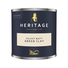 Dulux Heritage Velvet Matt - 125ml Tester Pot - Green Clay
