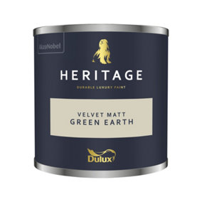 Dulux Heritage Velvet Matt - 125ml Tester Pot - Green Earth