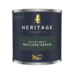 Dulux Heritage Velvet Matt - 125ml Tester Pot - Mallard Green